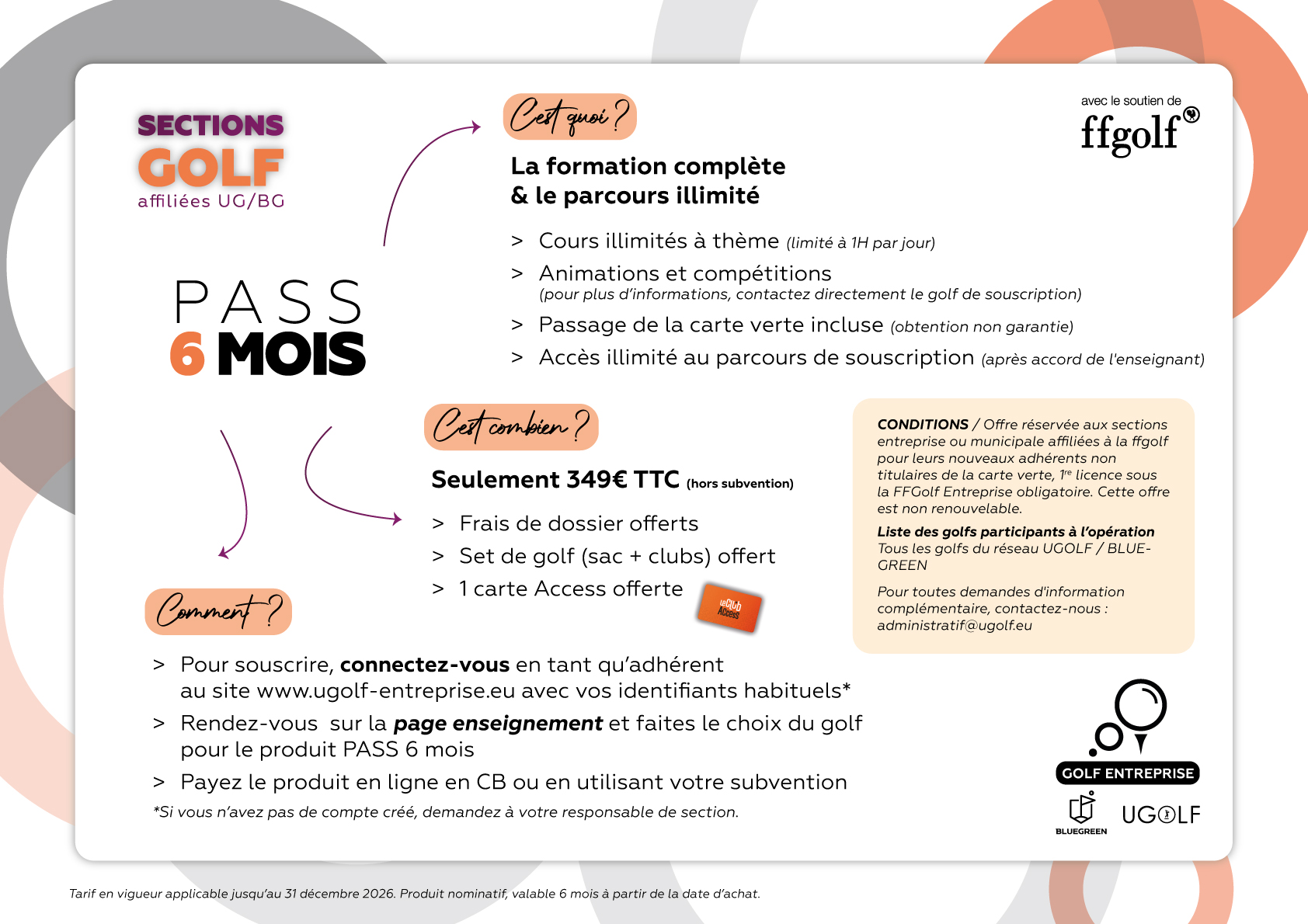 PASS 6 MOIS DEBUTANT